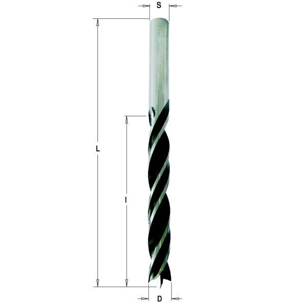 Фото 13x96x151 Z=2 S=8 RH Сверло СМТ спиральное в интернет-магазине ToolHaus.ru