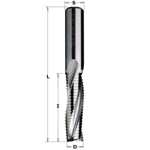 Фото Фреза спиральная монолитная 14x58x110 Z=3R S=14 RH в интернет-магазине ToolHaus.ru